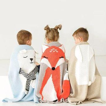 The Perfect Companion for Your Little One: Animal Cartoon Baby Blanket
