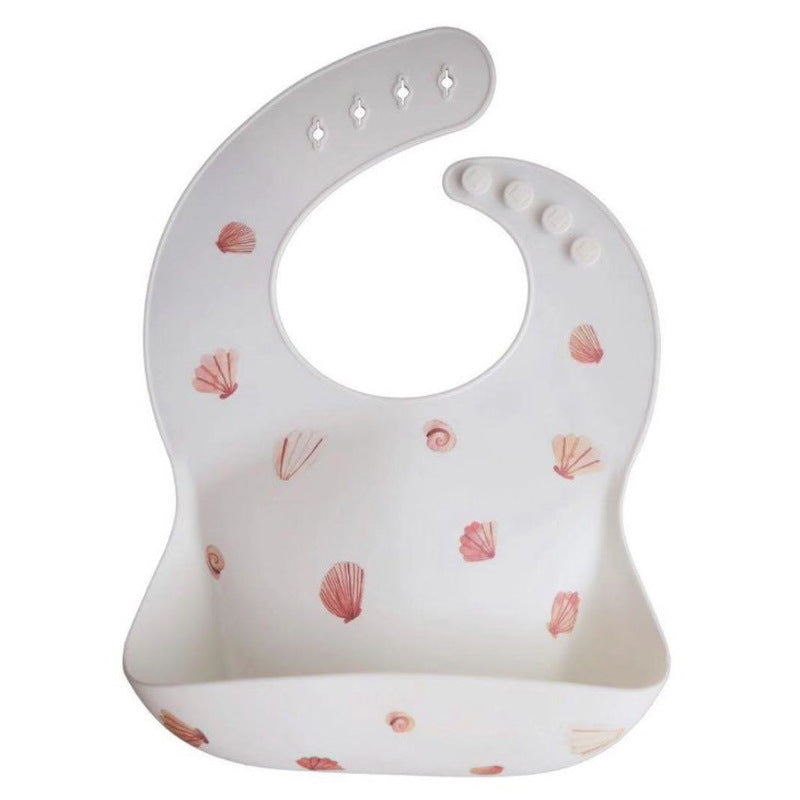 Elevate Mealtime with Our Baby Silicone Waterproof Bib