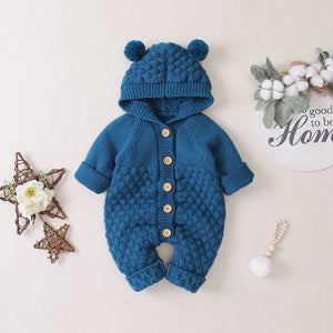 Discover the Comfort of Our Baby Knitted Romper