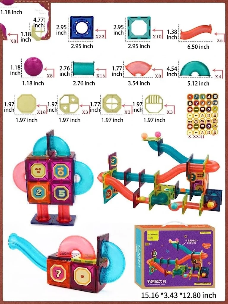 Newkey Assembled Building Blocks Baby Educational Toys