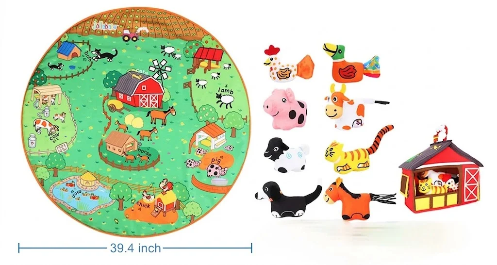 Baby Baby Play Blanket Early Education Animal Toys
